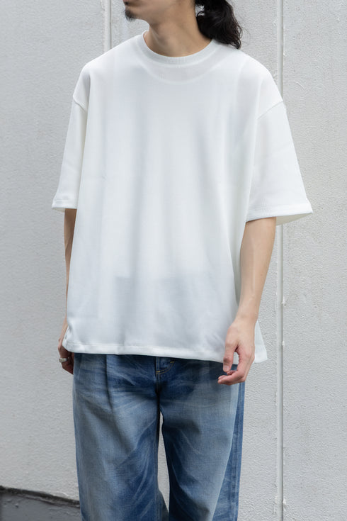 【tangenet】"Clean Thermal Jersey Tee"